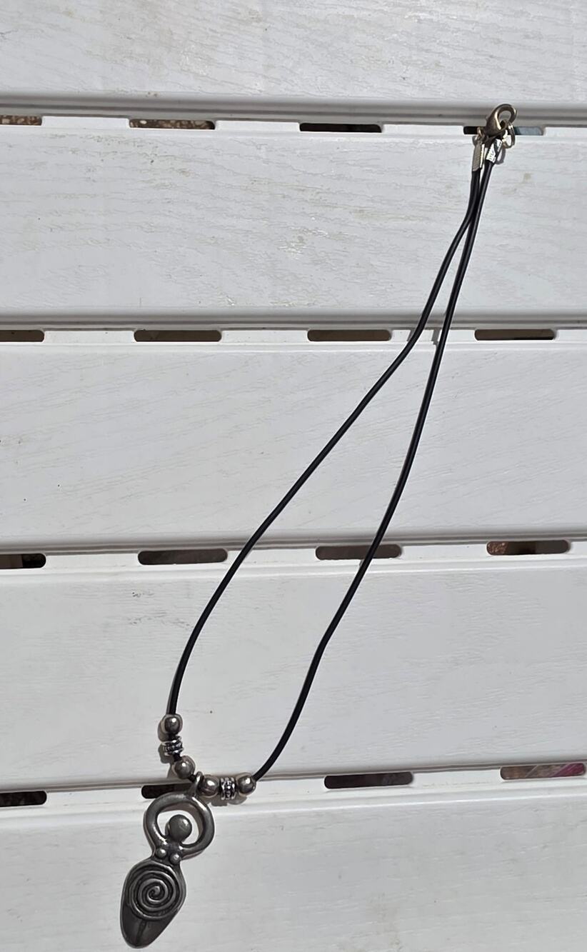 Spiral Goddess pendant necklace